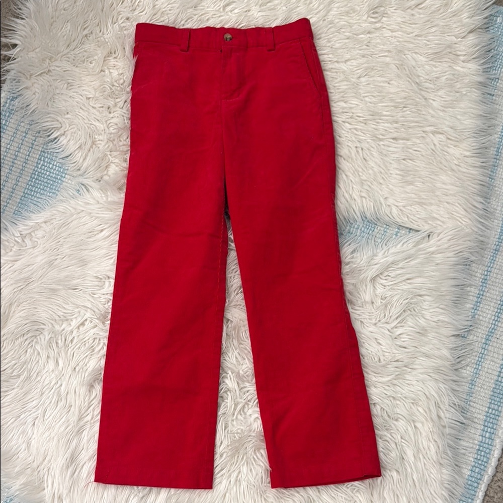 Boys Vineyard Vines Red Corduroy Pants